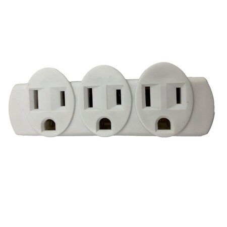 Projex Plug Adapter, Outlet Tap, 1-15P, White FA-351B/09PRJ